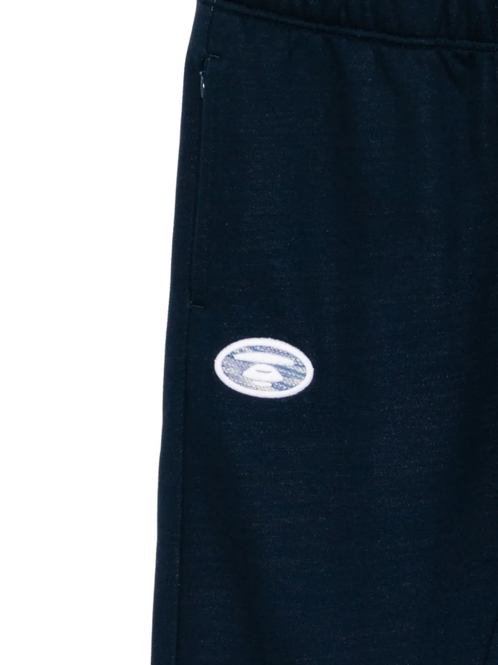 AAPE BY *A BATHING APE Trainingsbroek met geborduurd logo Blauw