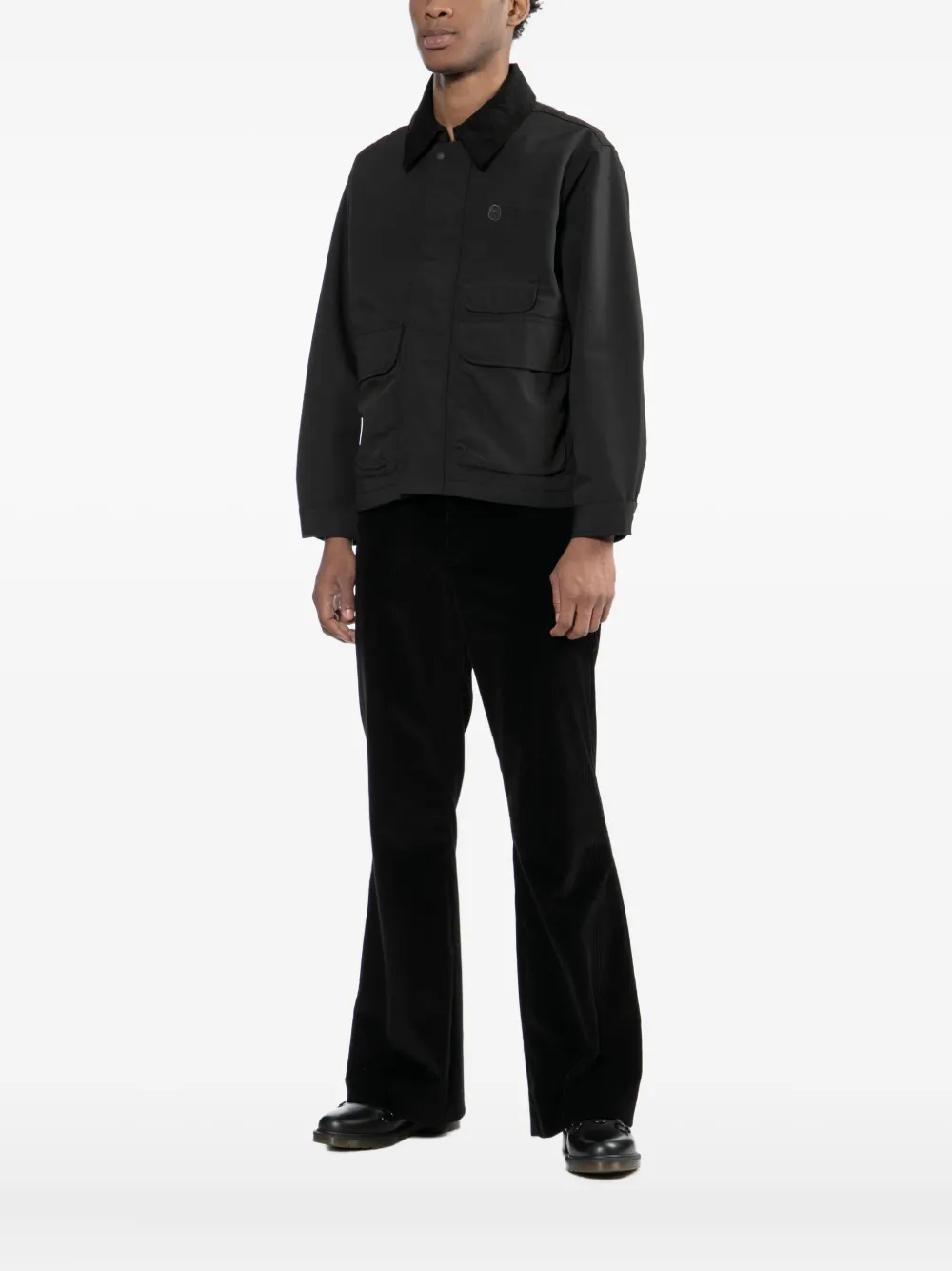 Fingercroxx Logo-embroidered Jacket In Black