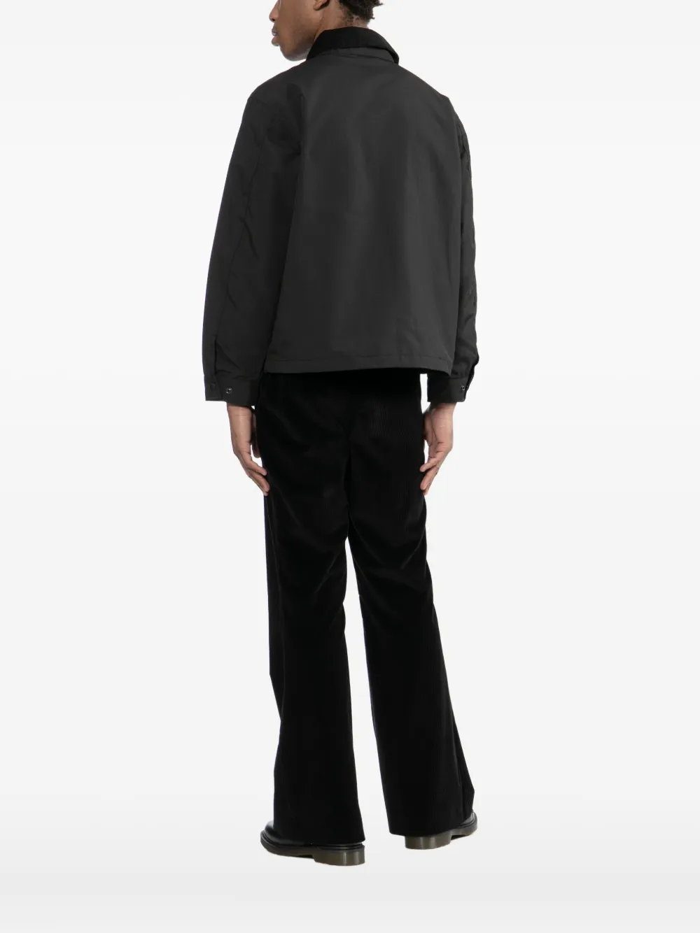 Fingercroxx Logo-embroidered Jacket In Black