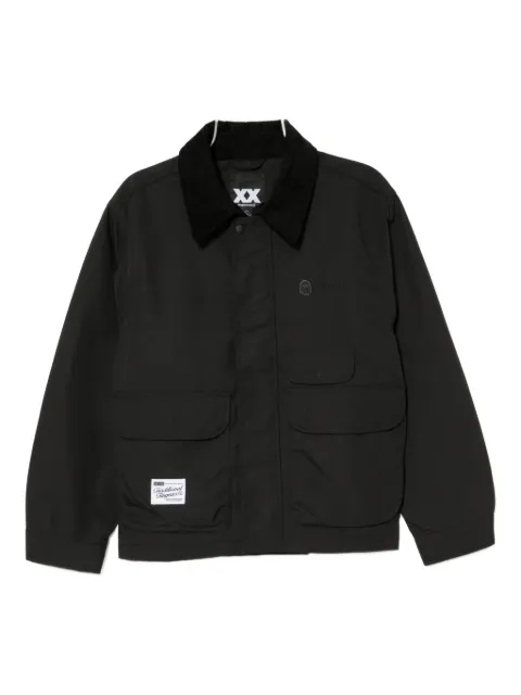 FINGERCROXX logo-embroidered jacket