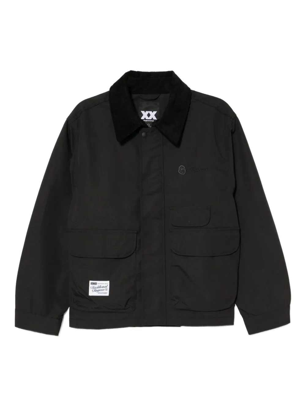 FINGERCROXX chamarra con logo bordado | negro | Image 1