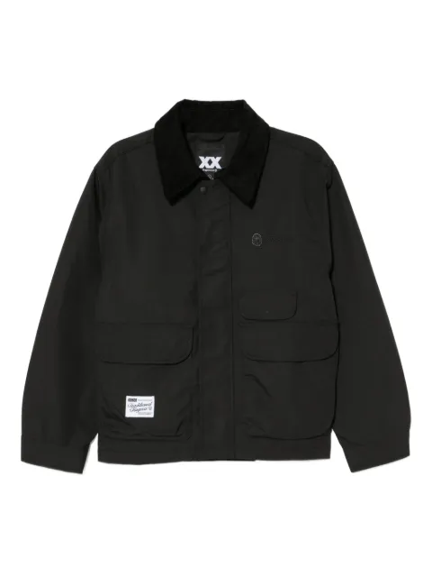 FINGERCROXX logo-embroidered jacket