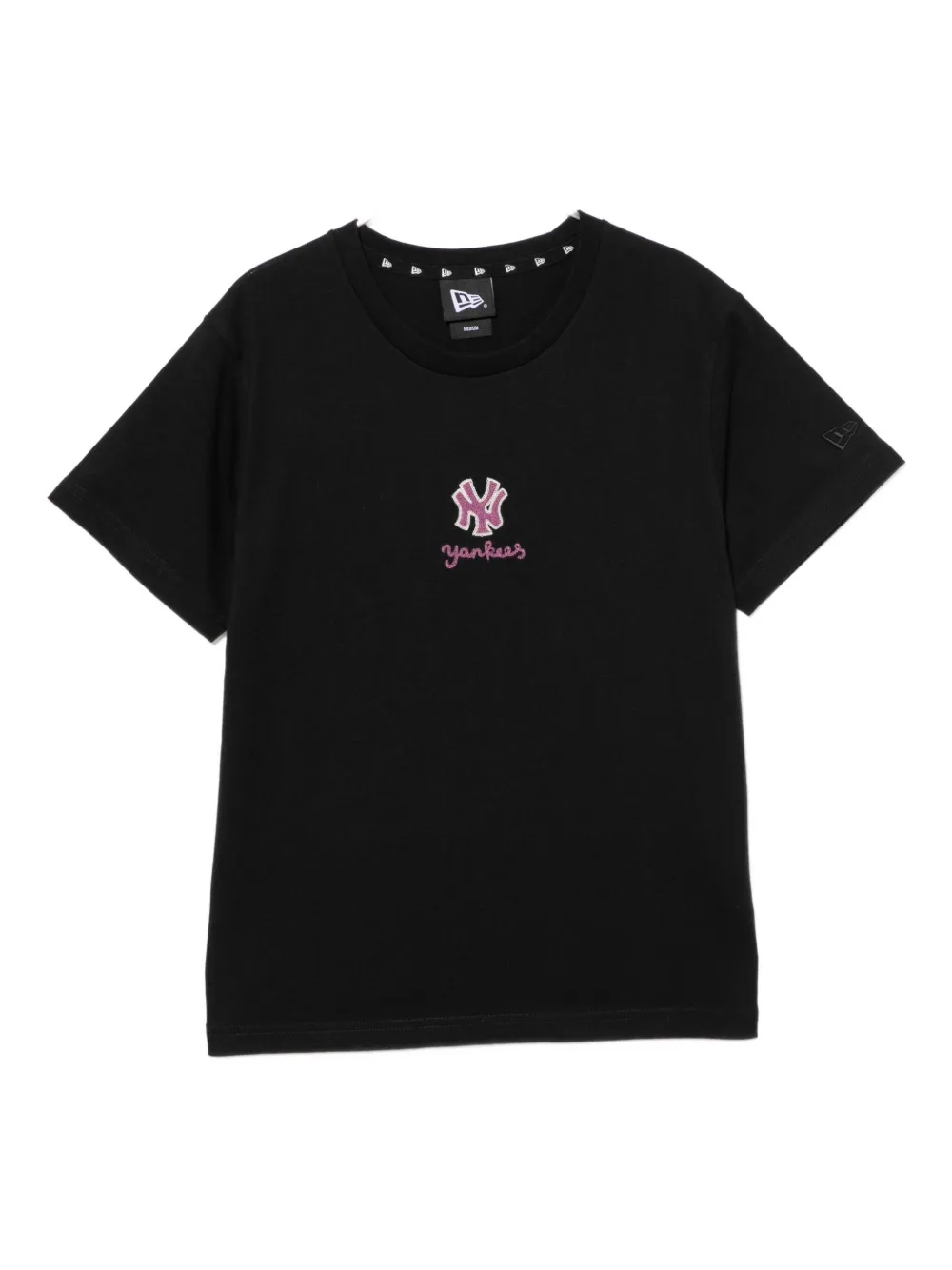 New Era Logo-embroidered T-shirt In Animal Print