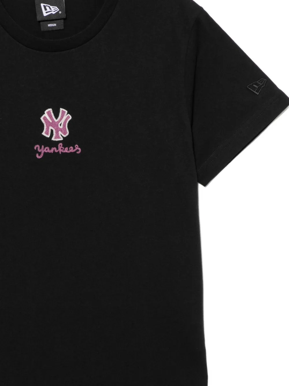 New Era Logo-embroidered T-shirt In Animal Print