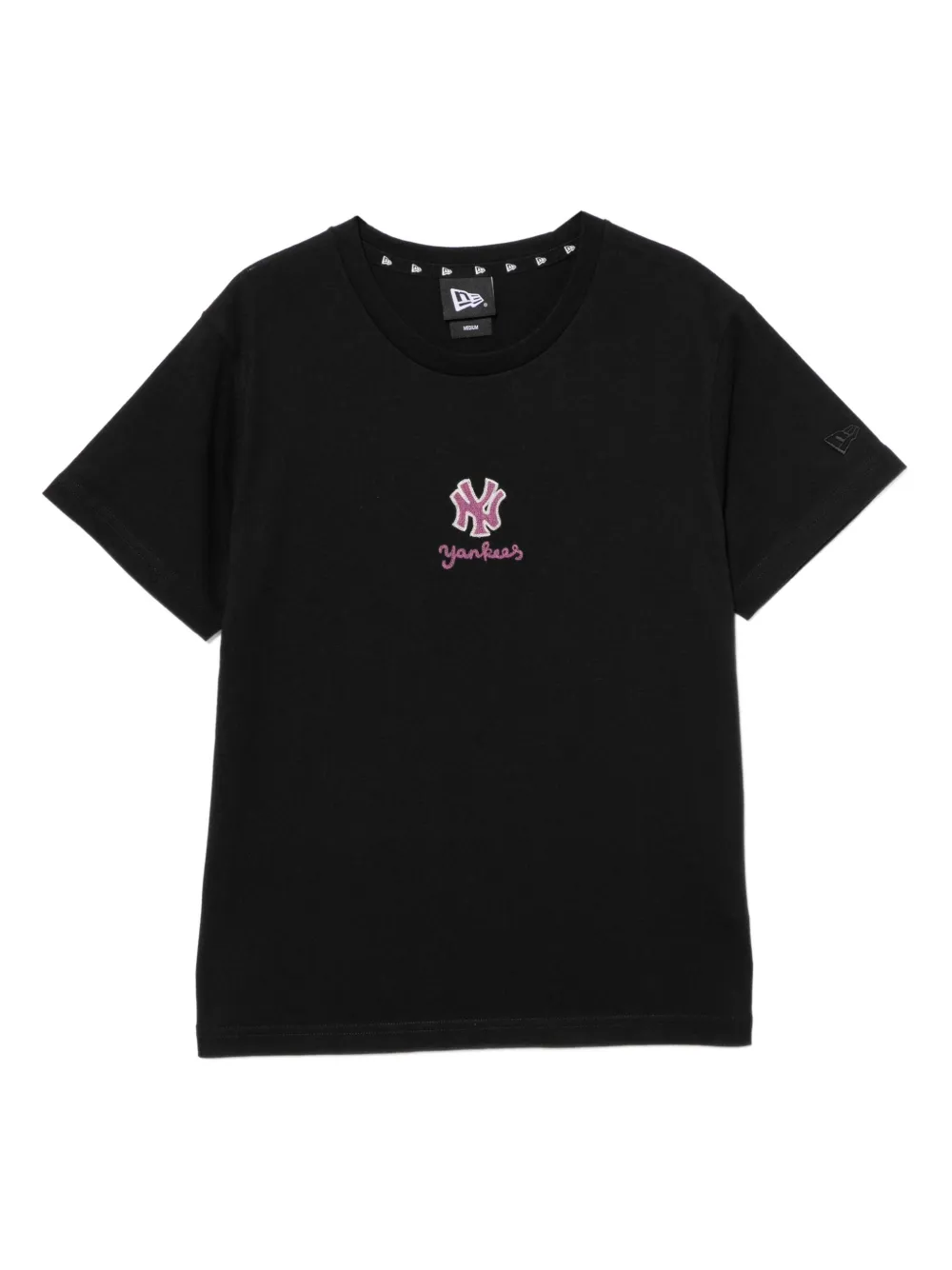 NEW ERA CAP logo-embroidered T-shirt - ブラック NEW ERA CAP logo-embroidered T-shirt - ブラック