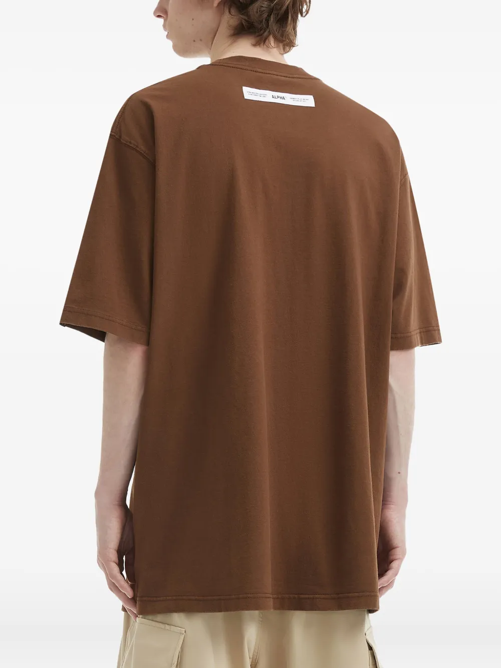 Alpha Industries Skull Graphic T-shirt In Brown