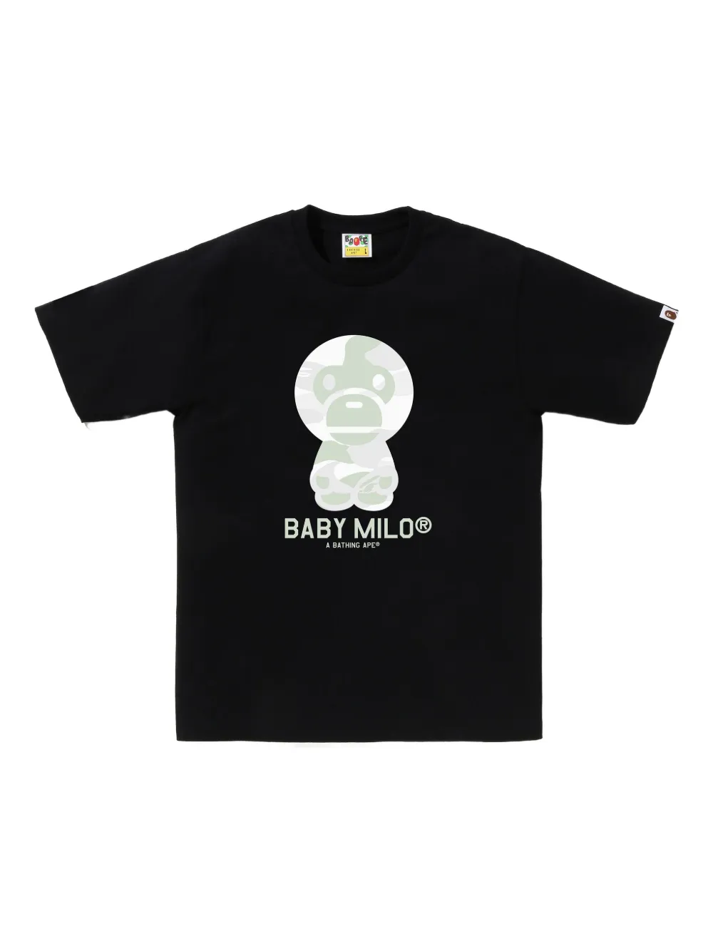 A Bathing Ape Baby Milo T-shirt In Black