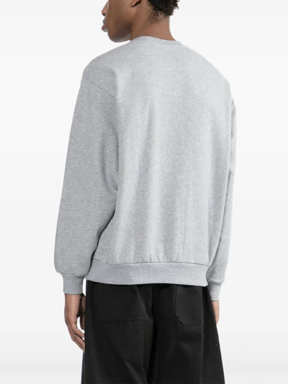 CHOCOOLATE Sweater met logoprint Grijs