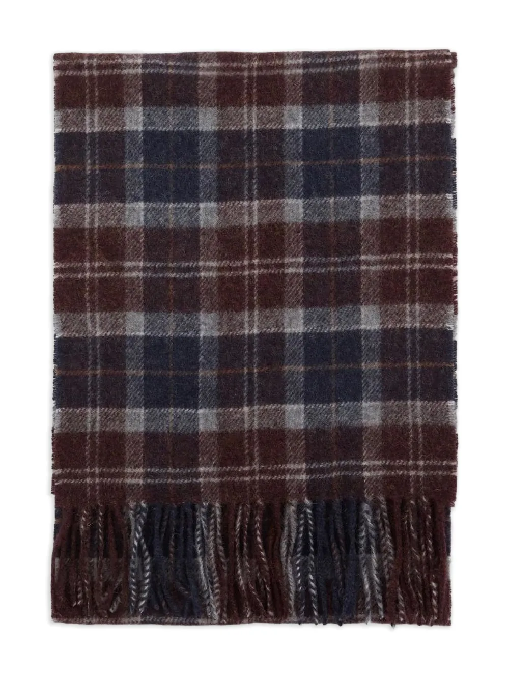 Barbour tartan-fringed scarf | Women | Image 2