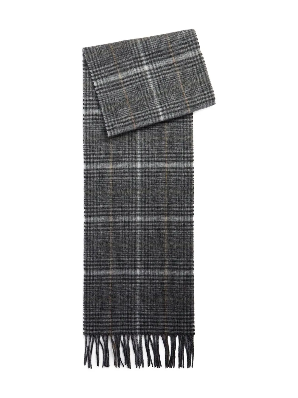 Barbour check-fringe scarf | Women | Image 2