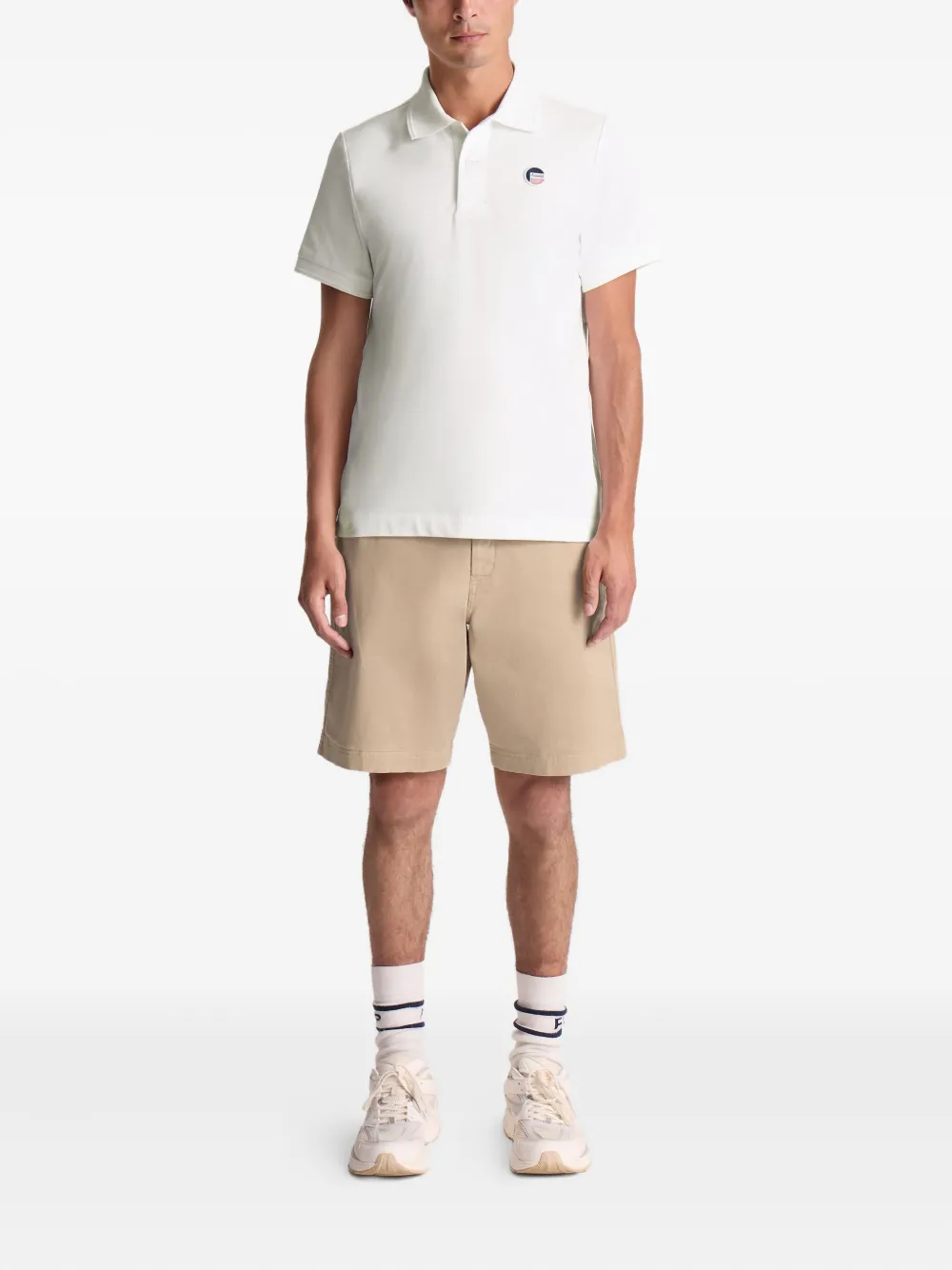 Fusalp Poloshirt met logo - Wit