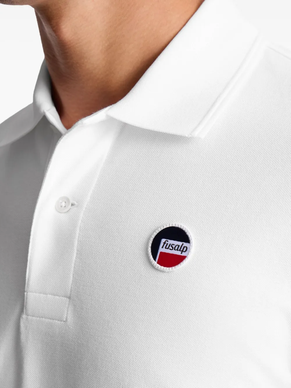 Fusalp Poloshirt met logo Wit