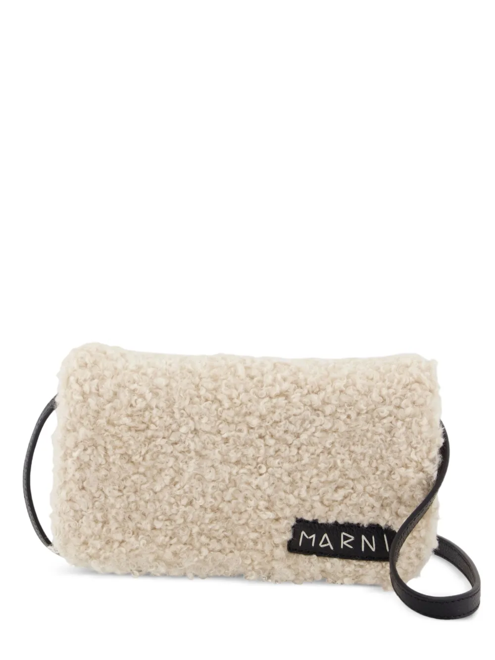 Marni ムートンスタイル ショルダーバッグ - ホワイト Marni ムートンスタイル ショルダーバッグ - ホワイト