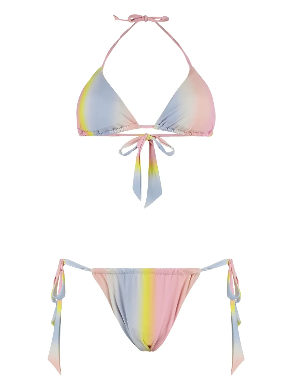 Anjuna tie-detail bikini - Rosa
