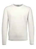 Allude crew-neck cashmere sweater - White