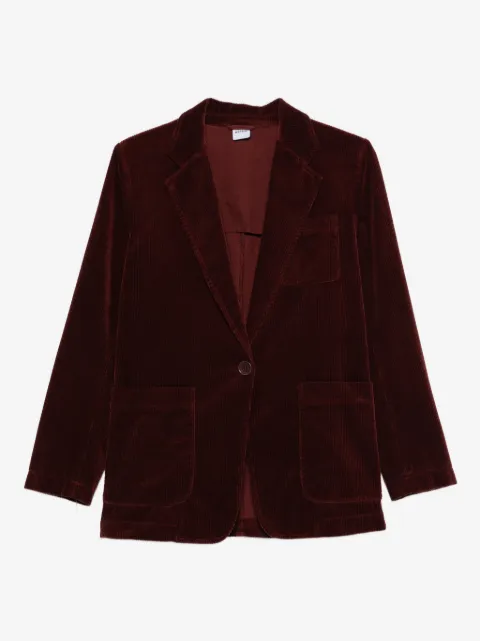 ASPESI corduroy single-breasted blazer