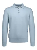 Allude cashmere polo shirt - Blue