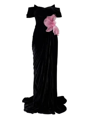 chinese dress ladies Rashelle Maxi Dress – SEROYA main image 0