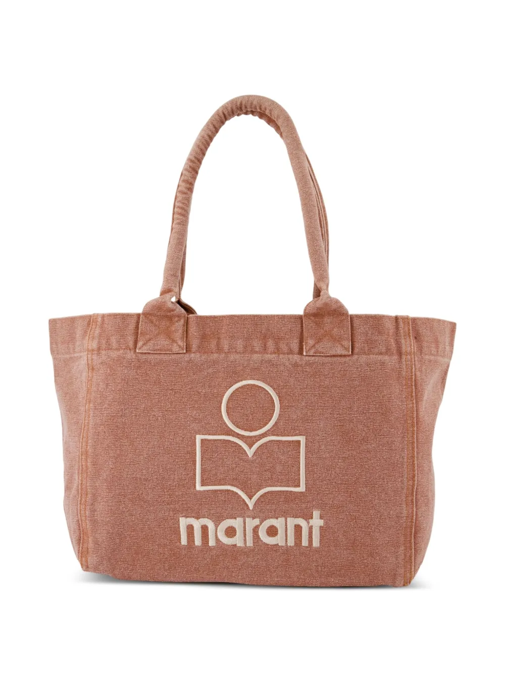 ISABEL MARANT Yenky zip logo-embroidered tote bag | Brown | Image 1