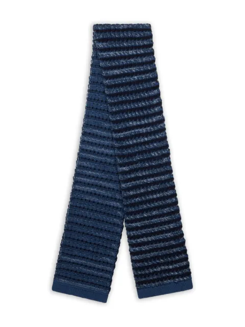 ETRO striped textured scarf