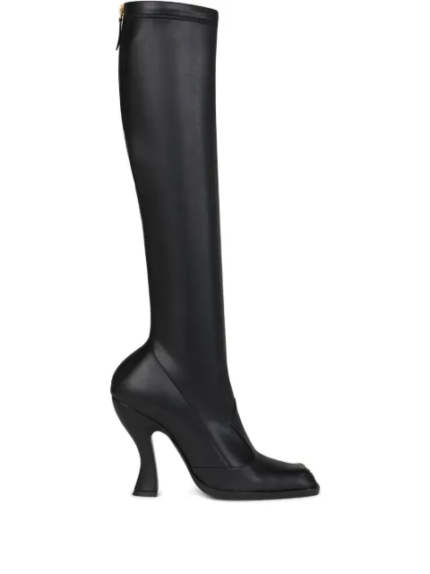 ETRO 105mm high sculpted-heel studded boots