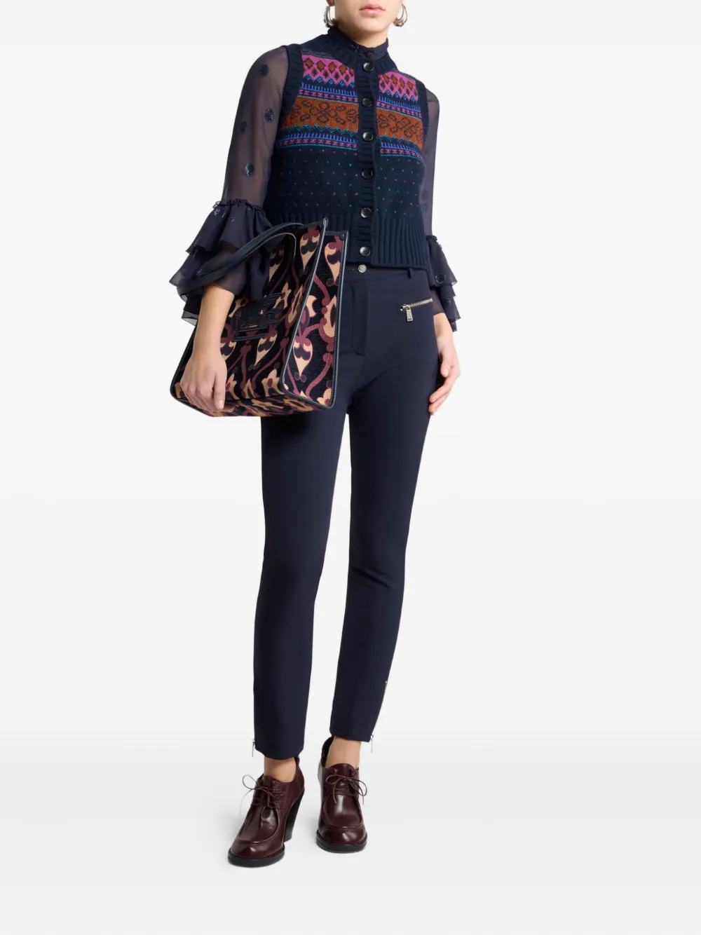 ETRO ruffled georgette shirt | Shirts | Image 2