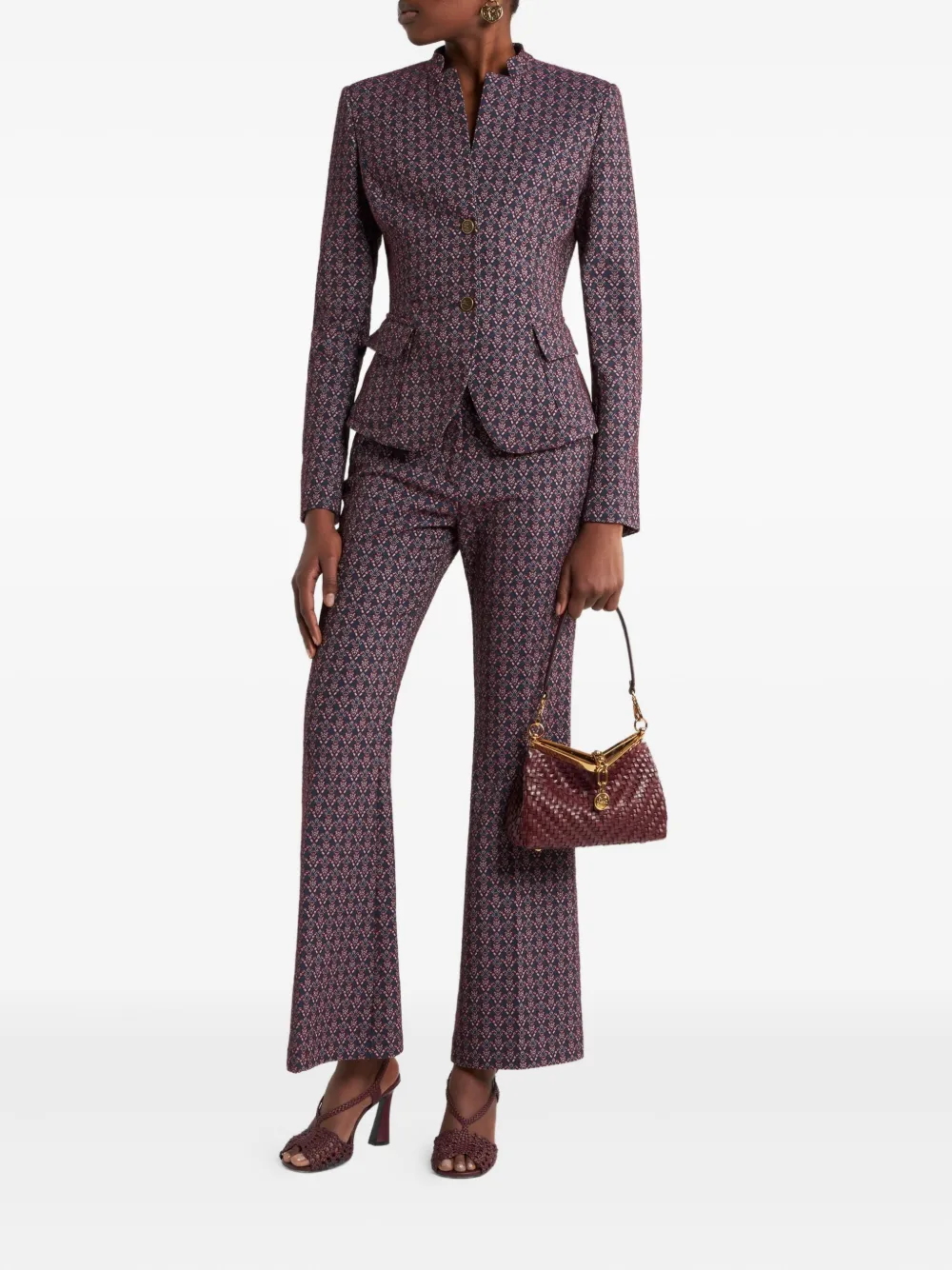 ETRO jacquard flared trousers | Flared & Bell-Bottom Pants | Image 2