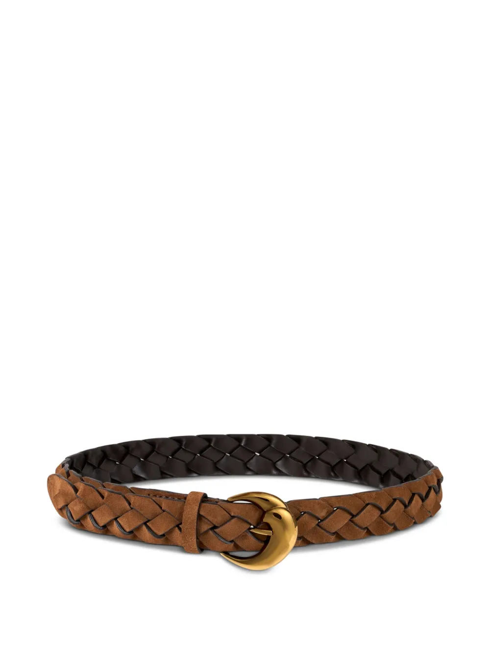 ETRO braided leather belt | Brown | Image 1