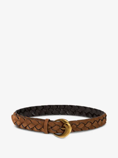 ETRO braided leather belt
