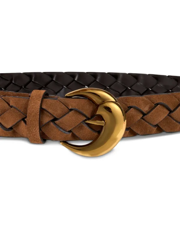 ETRO Braided Leather Belt | Brown | FARFETCH display picture 1