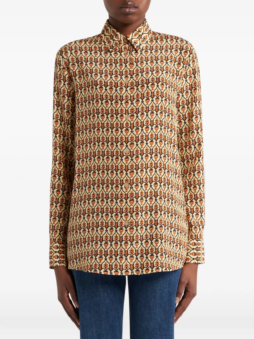 ETRO geometric-print silk shirt | Shirts | Image 2