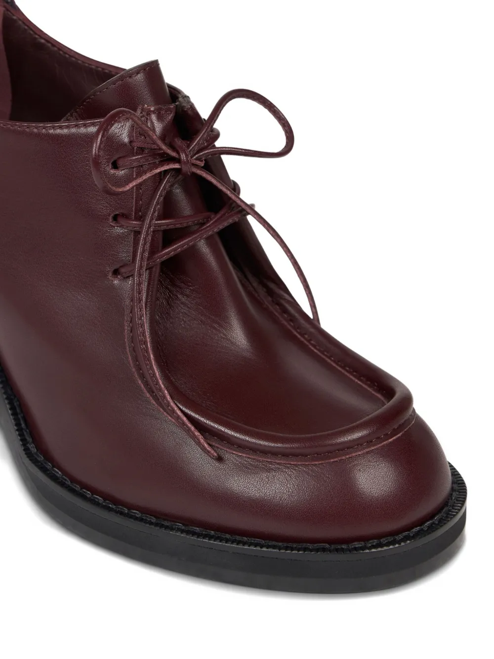 Etro 75mm Lace-up Texan-heel Pumps In Red