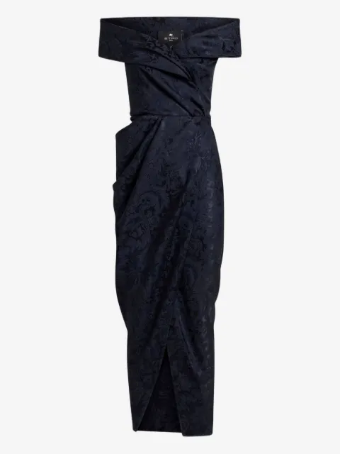ETRO vestido de noche en jacquard