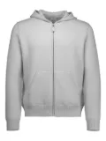 Allude hooded zip-up sweater - Grey