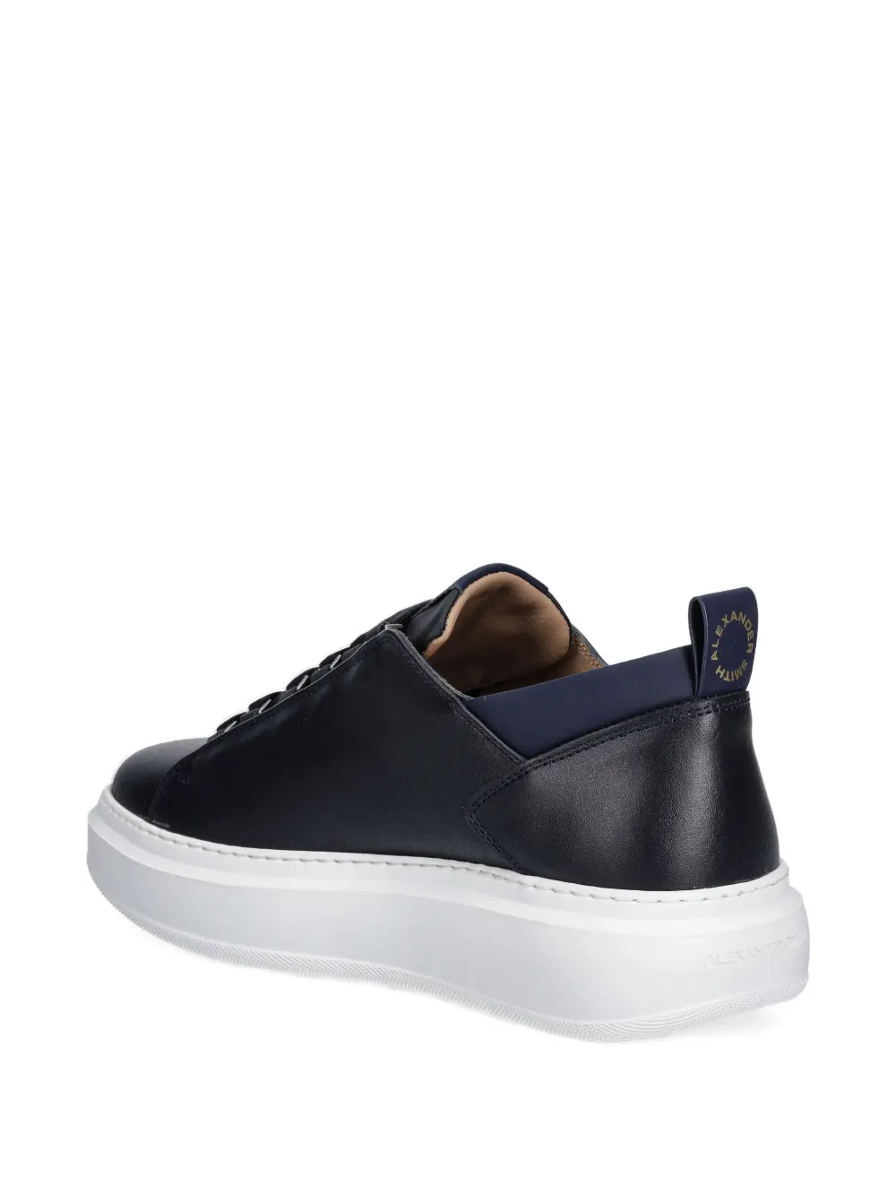 Alexander Smith Wembley lace-up platform sempre Blauw