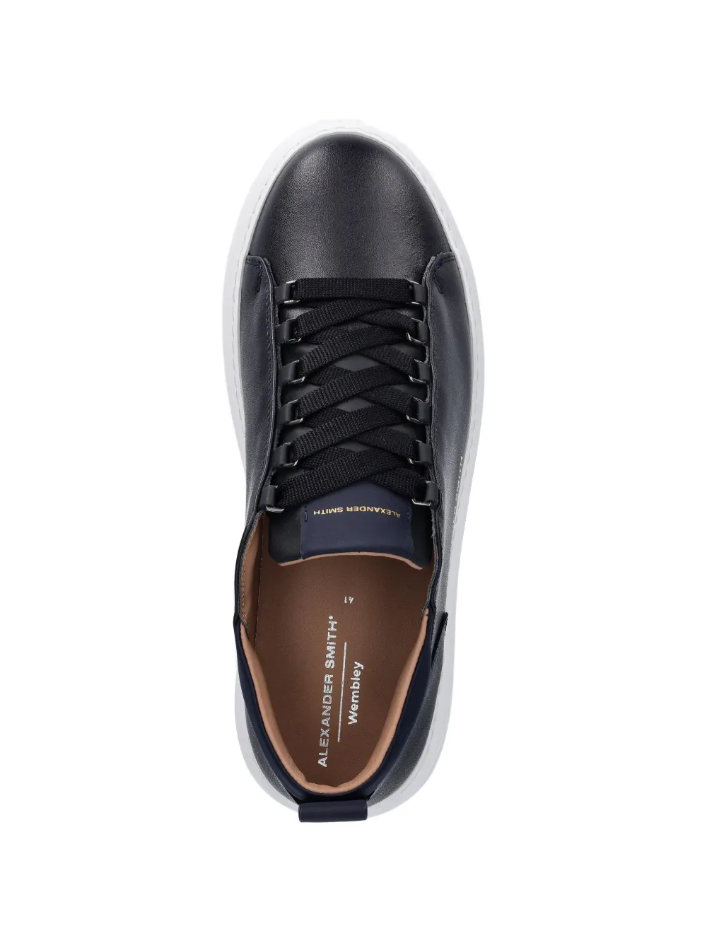 Alexander Smith Wembley lace-up platform sempre Blauw