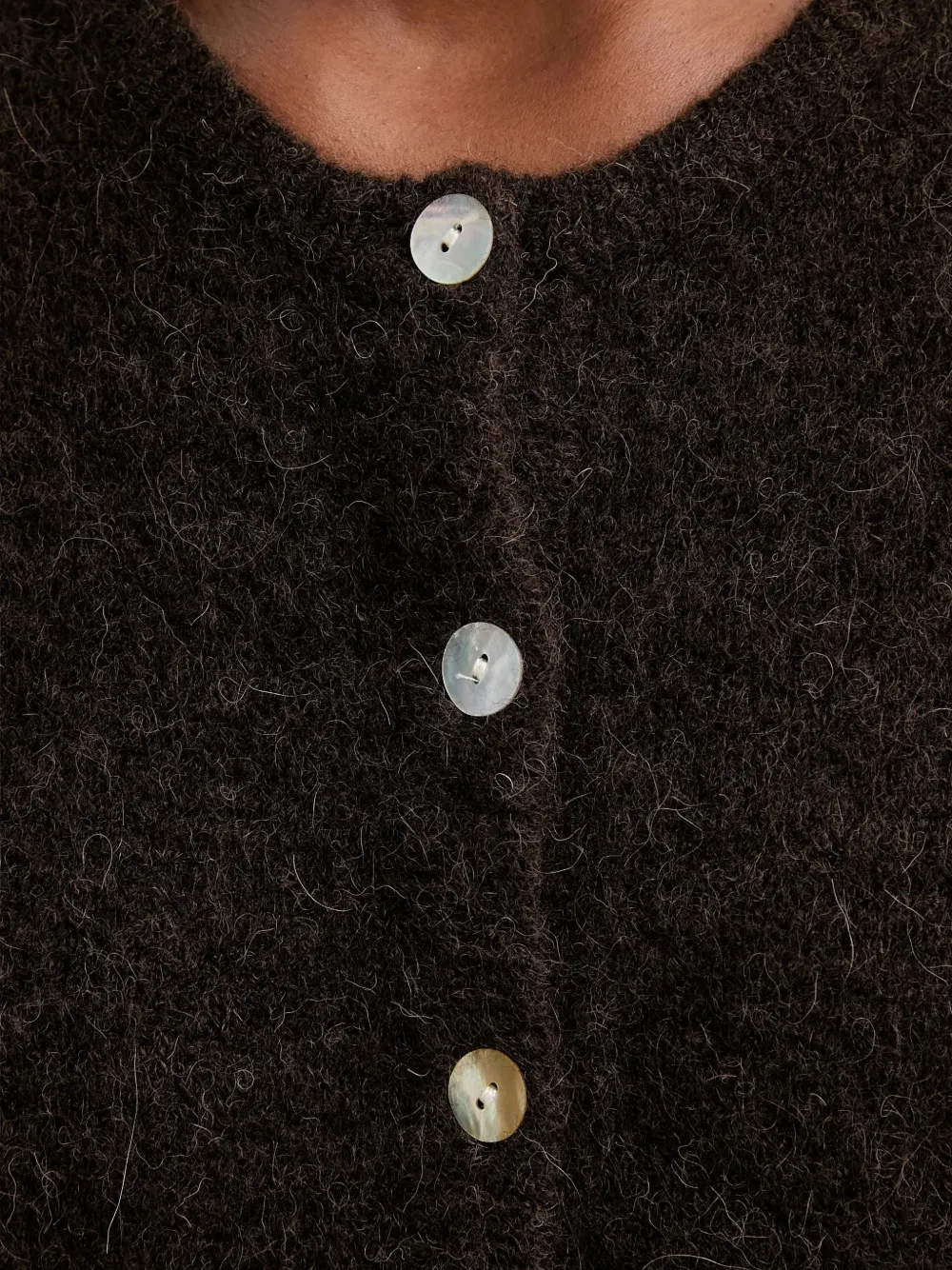 American Vintage Vitow vest met knopen Bruin