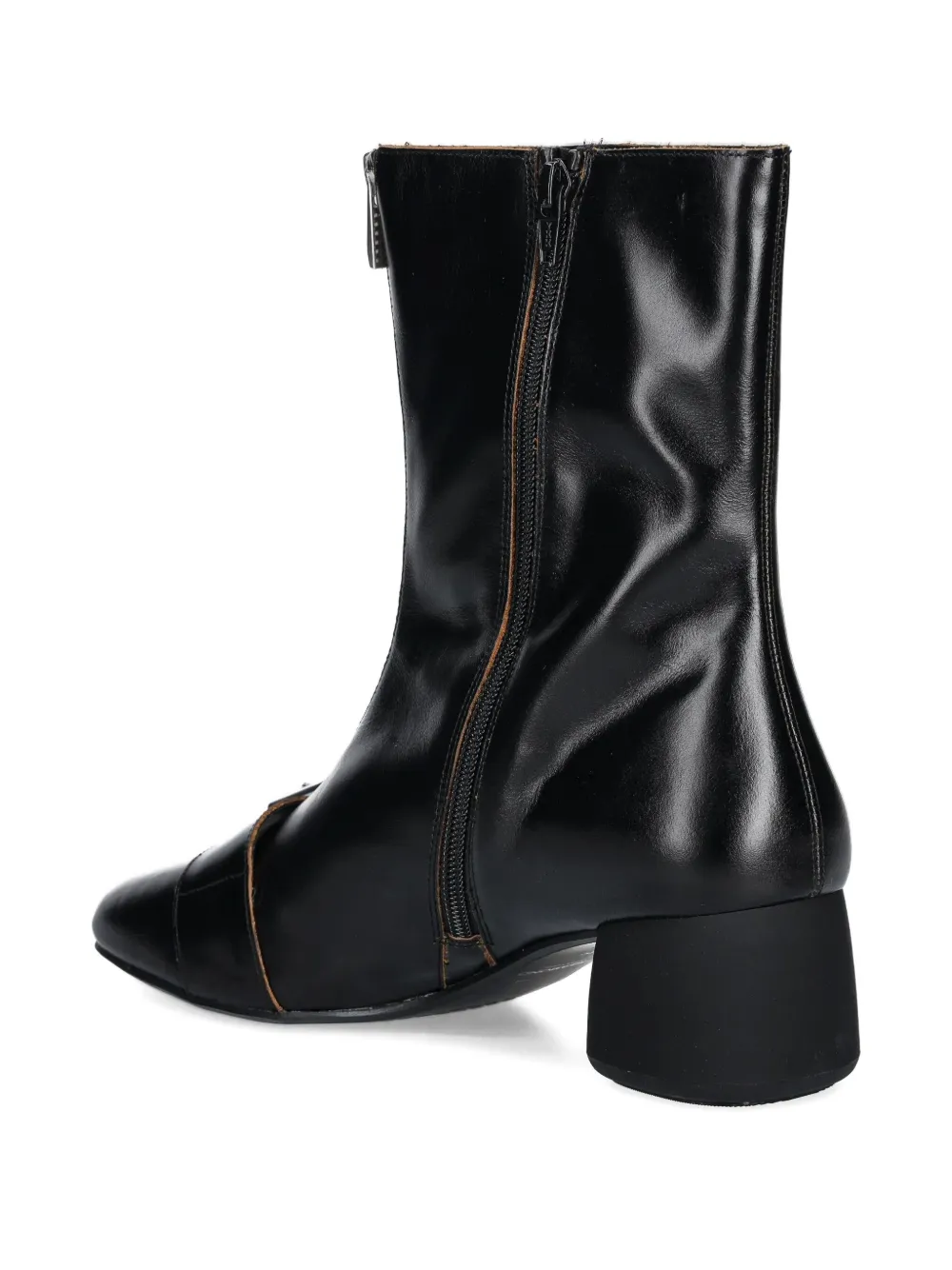 VAGABOND Enkellaarzen met gesp Zwart