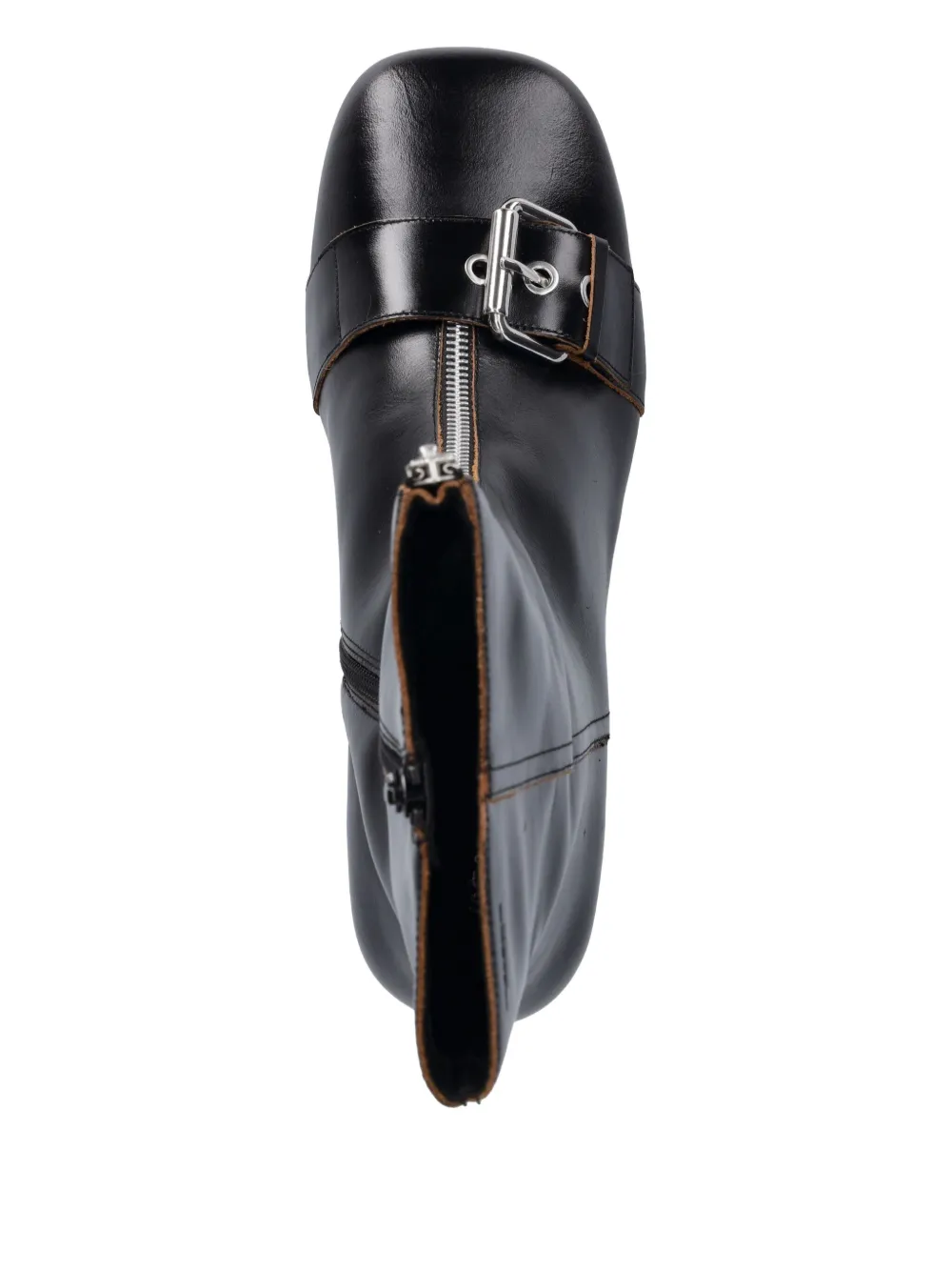 VAGABOND Enkellaarzen met gesp Zwart