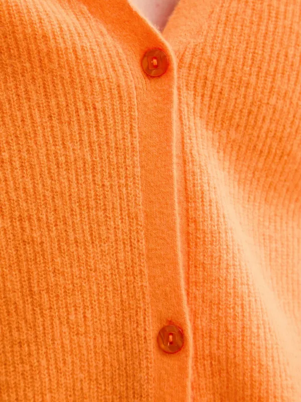 American Vintage Raxow V-neck Button Cardigan | Orange | FARFETCH AO