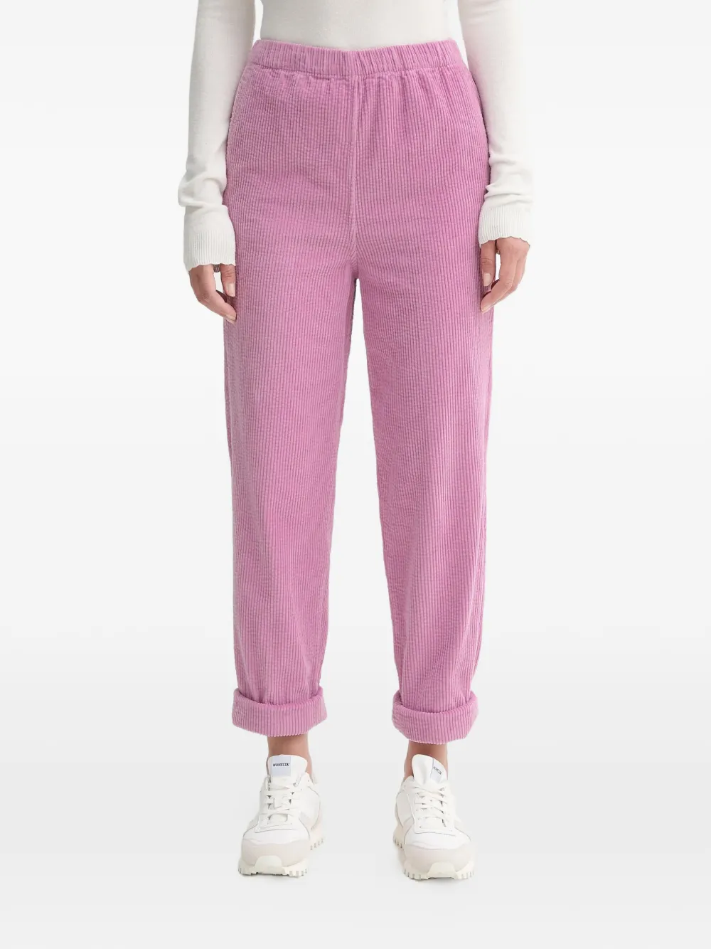American Vintage Padow corduroy elasticated trousers - Rosa