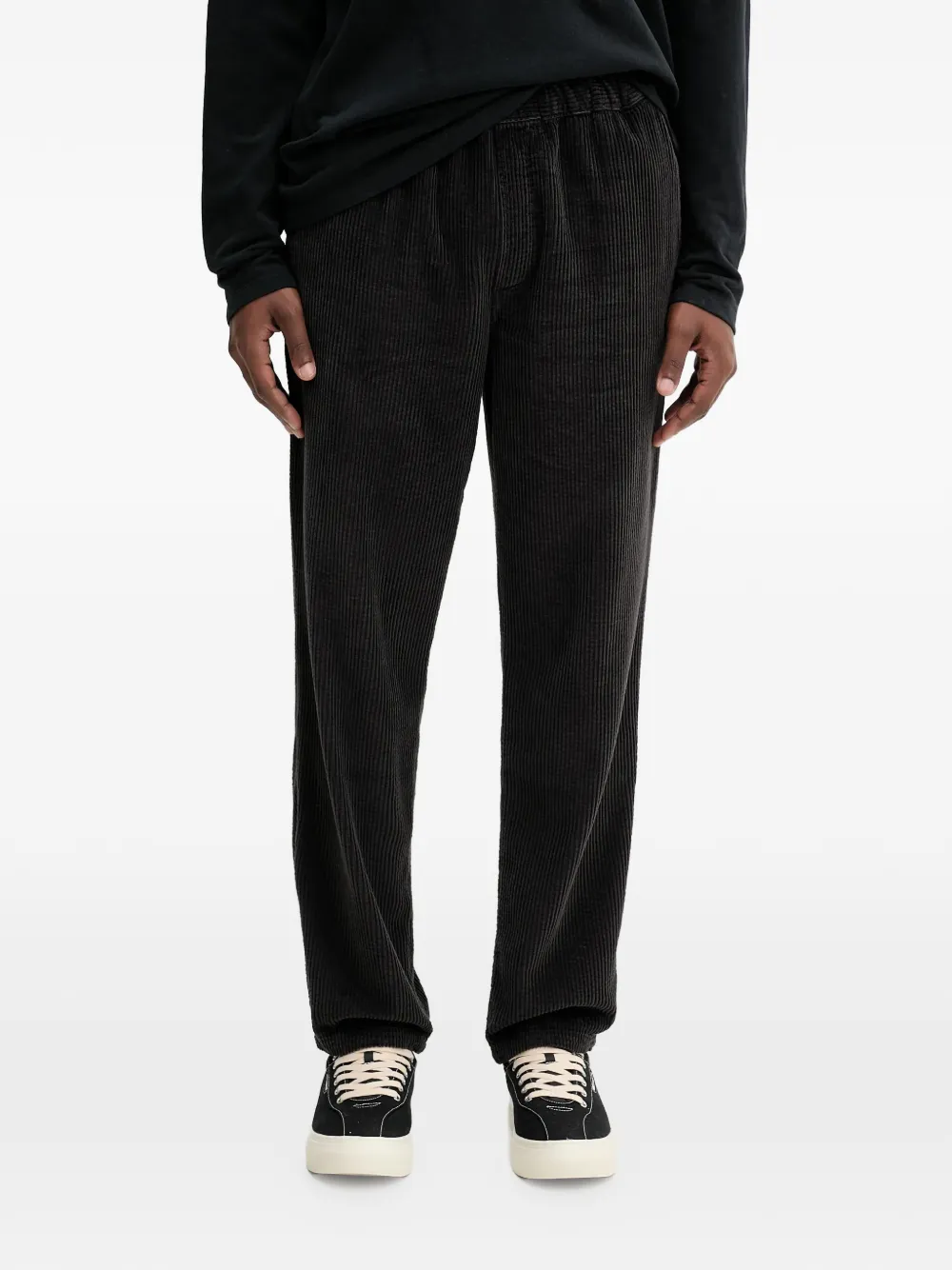 American Vintage Padow corduroy track pants - Nero