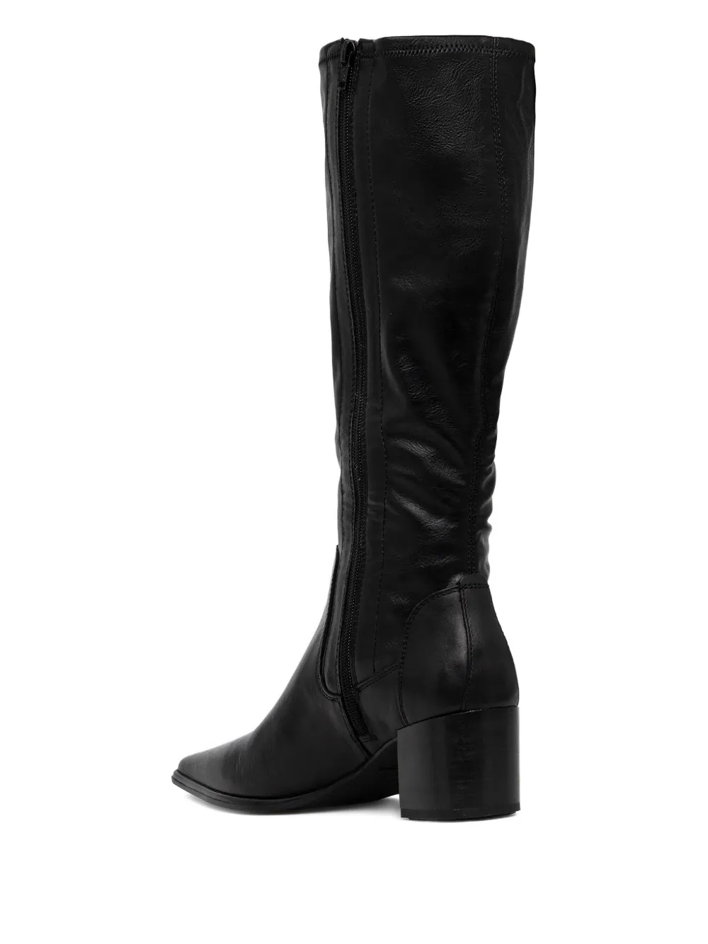 VAGABOND pointed-toe knee-high boots Zwart
