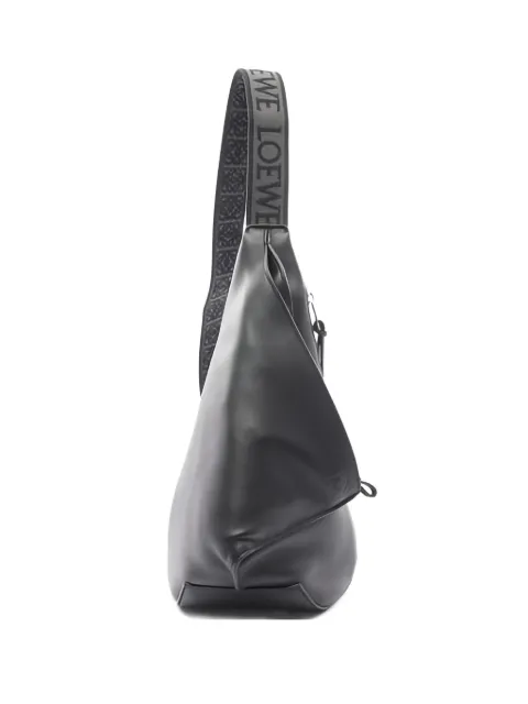 LOEWE logo-strap zip backpack