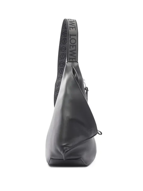 LOEWE logo-strap zip backpack