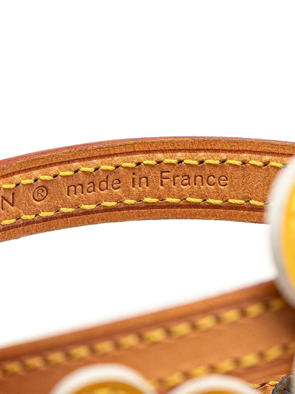 Pre-owned Louis Vuitton 2001 Monogram Vernis Lexington Fleurs Bracelet Costume Bracelet In Brown