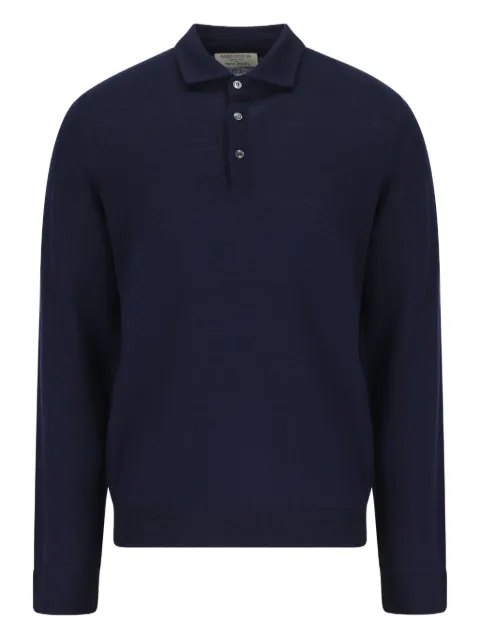 Mauro Ottaviani button-placket wool polo shirt