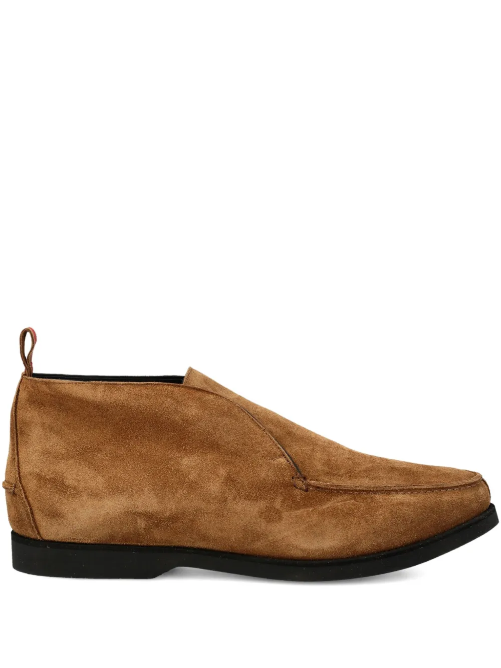 Kiton suede boots Brown
