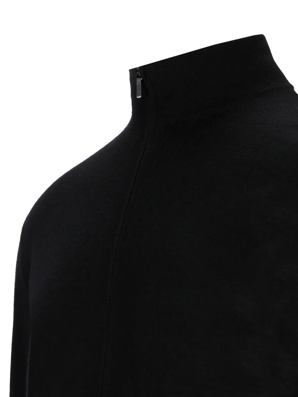 Mauro Ottaviani Zipped Cardigan In Black