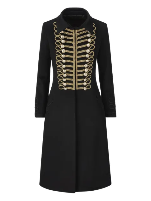 IL TABARRO military-style gold-braid coat